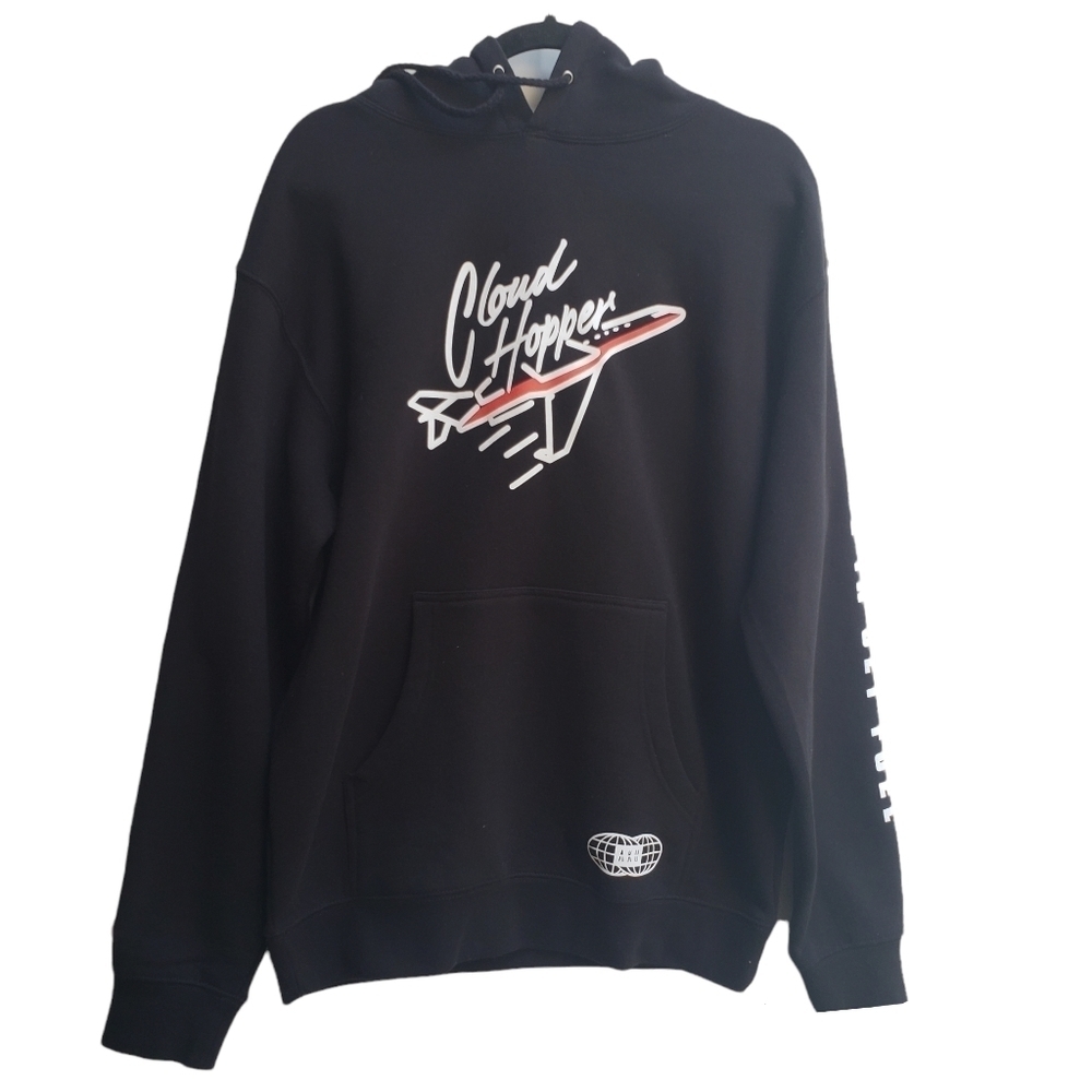 Independent Trading Company black Hooded Sweatshirt Size XL